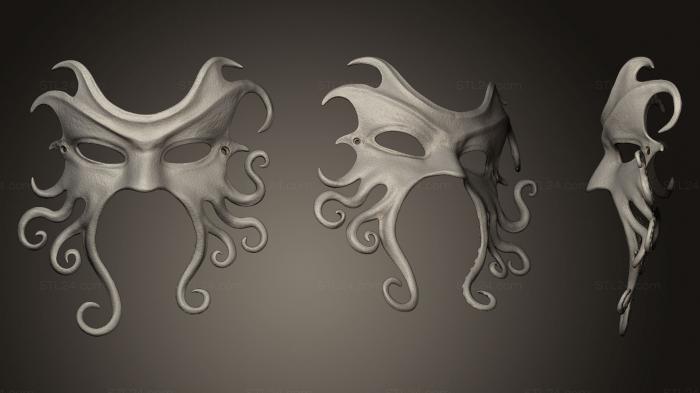 Mask (Cthulhu mask, MS_0204) 3D models for cnc